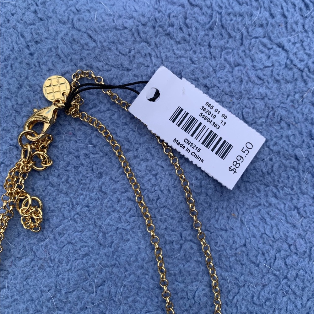 NWT Layered gold beaded necklaces